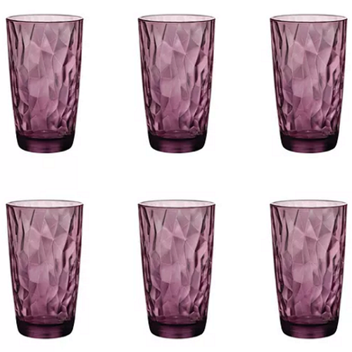 copos de água roxo