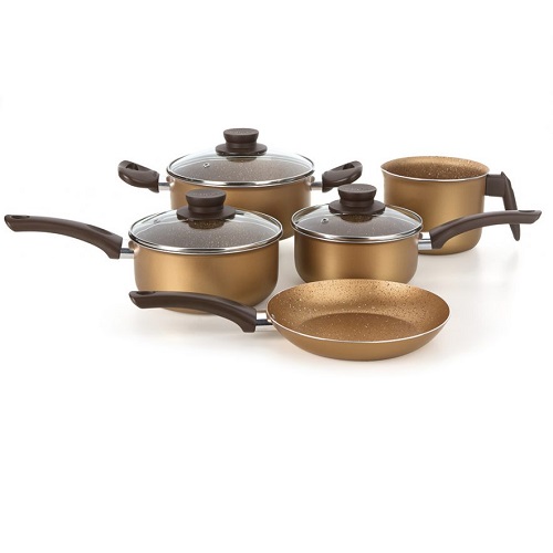Conjunto de Panelas 5 peças Multiflon Gold